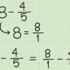 Sottrarre frazioni da numeri interi