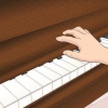 Suonare le bacchette su un pianoforte o una tastiera