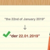 Scrivi le date in tedesco