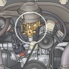 Regolazione del carburatore 34pict/3 su un maggiolino volkswagen (vw) raffreddato ad aria