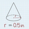 Calcolo del volume di un cono
