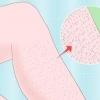 Rimuovere i peli spessi delle gambe