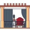 Racchiudere un balcone