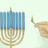 Accendere un hanukkah menorah