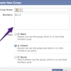 Crea un nuovo gruppo su facebook