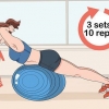 Utilizzo di una palla da ginnastica per la lombalgia