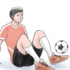 Calciare un pallone da calcio