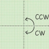 Ruota una forma matematica