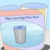 Pulizia di un filtro per piscina con cartuccia