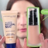 Usando una crema idratante colorata