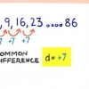 Trovare il numero di termini in una sequenza aritmetica