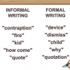 Evitare la scrittura informale in inglese
