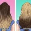 Tingi i capelli per ottenere un effetto ombretto