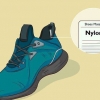 Scarpe sintetiche elastiche