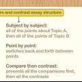 Inizia a scrivere un saggio comparativo