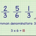 Ordina le frazioni per dimensione