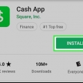 Utilizzo dell'app cash su android