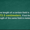 Converti centimetri in metri