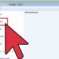 Cambia lo sfondo di un'immagine con paint
