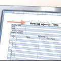 Preparare l'agenda per un incontro