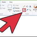 Modifica la dimensione dello strumento gomma in microsoft 7 paint