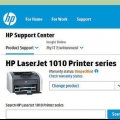 Collegamento dell'hp laserjet 1010 a windows 7