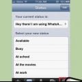 Modifica la dimensione del carattere su whatsapp