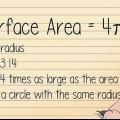 Determinazione dell'area di una sfera