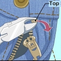 Realizzare la cerniera di un jeans