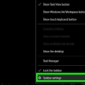 Nascondi la barra delle applicazioni in windows