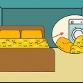 Pulire un letto con bicarbonato di sodio