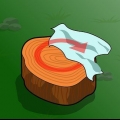 Tieni un ceppo d'albero