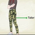 Styling dei pantaloni mimetici