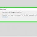 Chiudere una finestra di dialogo in microsoft word