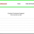 Elimina un account doordash