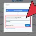 Elimina un account dropbox
