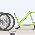 Dipingere una bicicletta