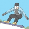 Fare un frontside 360 ​​su uno snowboard