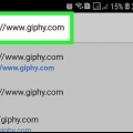 Salva una gif su android
