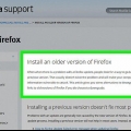 Ripristina una versione precedente di firefox bowser