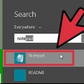 Crea un programma usando blocco note