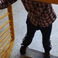 Fare una spinta su uno skateboard