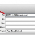 Invia un sms dalla tua email