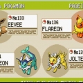 Eevee evolve in pokemon