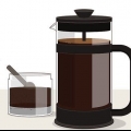 Colora i capelli grigi con il caffè