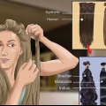Attaccare le estensioni dei capelli