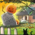 Applica le decorazioni di halloween