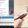 Pulizia della tastiera di un laptop