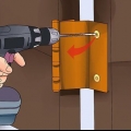 Colorazione porte in legno