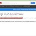 Cambia il tuo nome utente su youtube